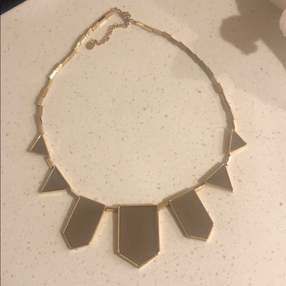 House of Harlow slate and gold necklace!